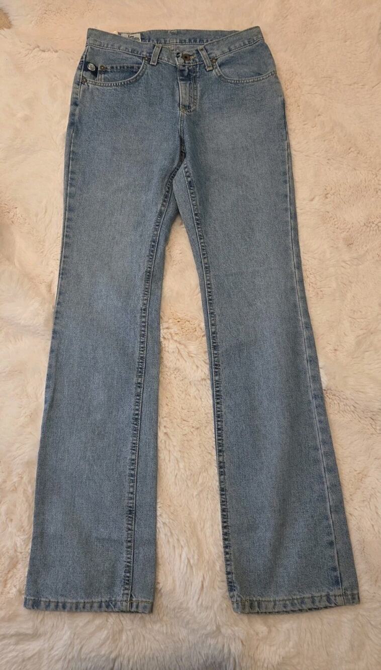 NWT VTG Lee Dungarees Jeans 7M Junior Cant Bust Em Deadstock 90s Y2K NWT (RARE)